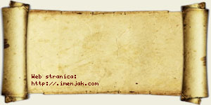 Hana Denić vizit kartica